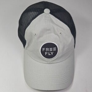 Free Fly Low Pro Badge Trucker Hat Harbor Grey OSFA Mesh Back
